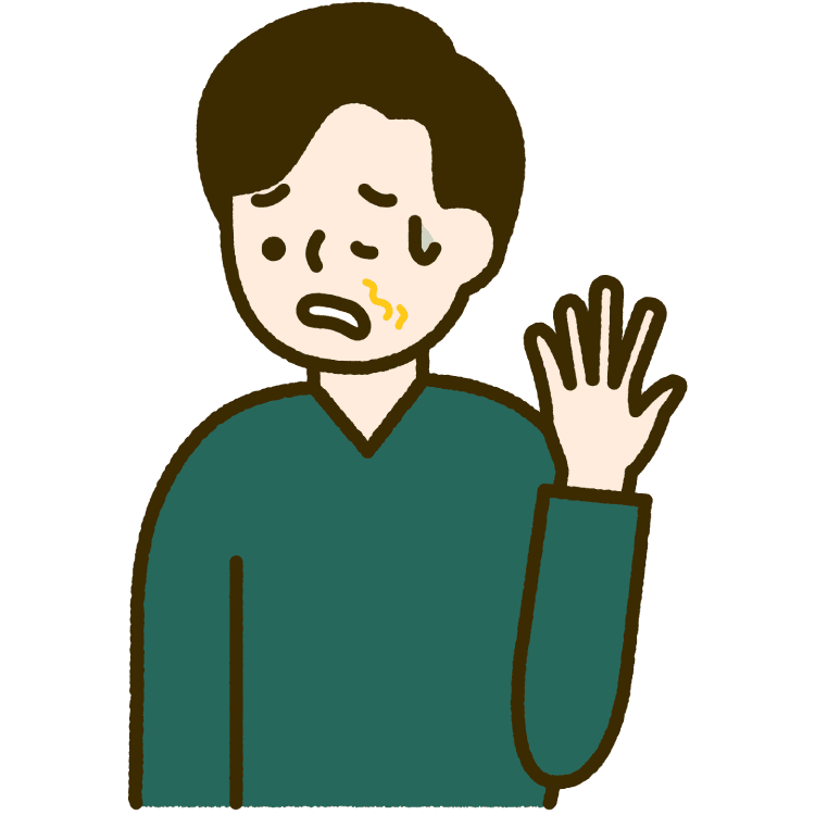 口の周りのしびれ