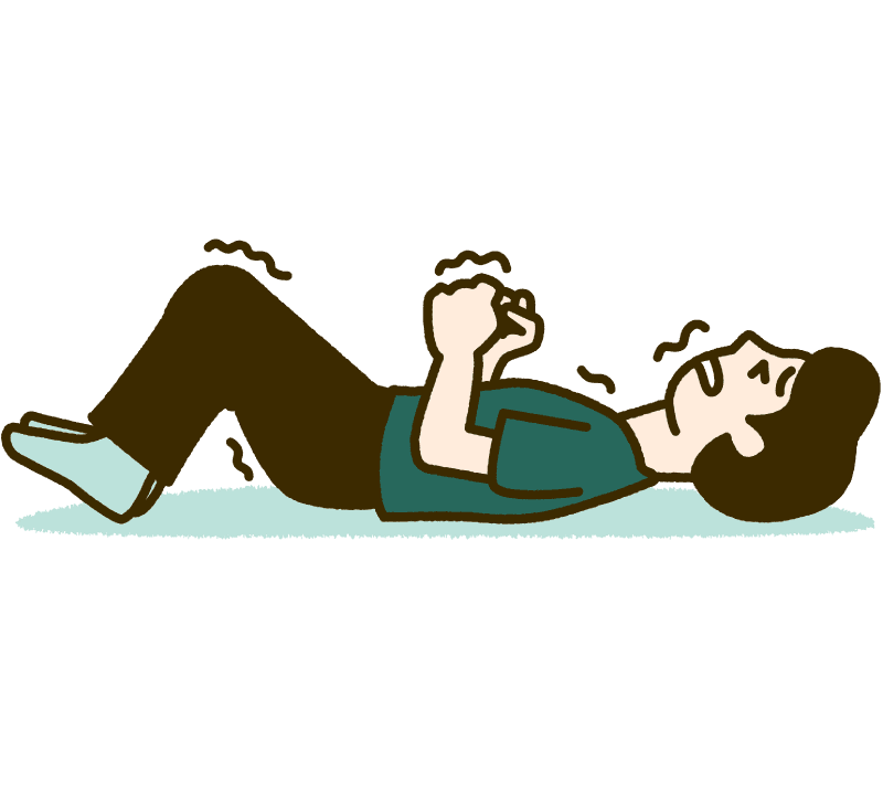 全身のけいれん（てんかんのような発作）